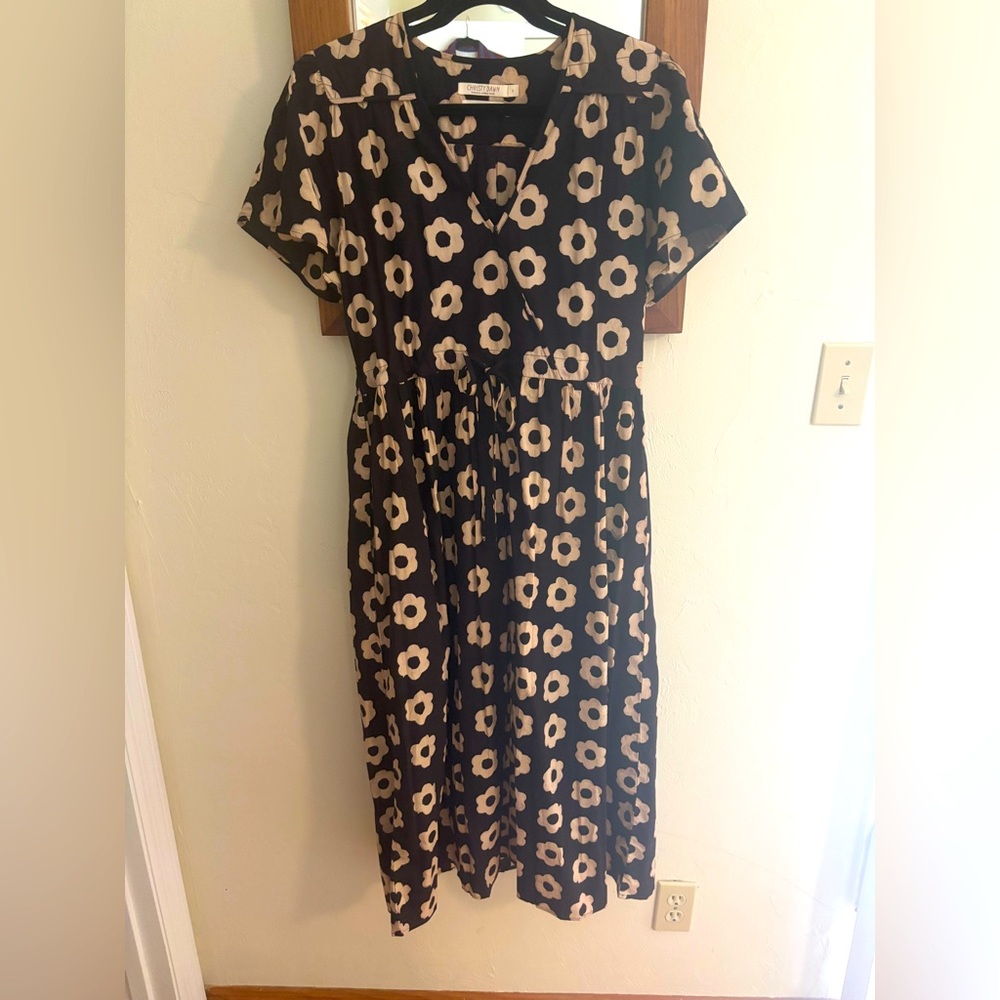 Christy Dawn Dawn dress in Noir Daisy